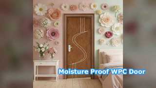 WPC Hollow Door Moisture Proof Panas Terisolasi