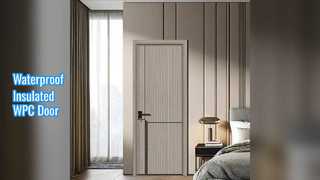 WPC Hollow Door Moisture Proof Panas Terisolasi